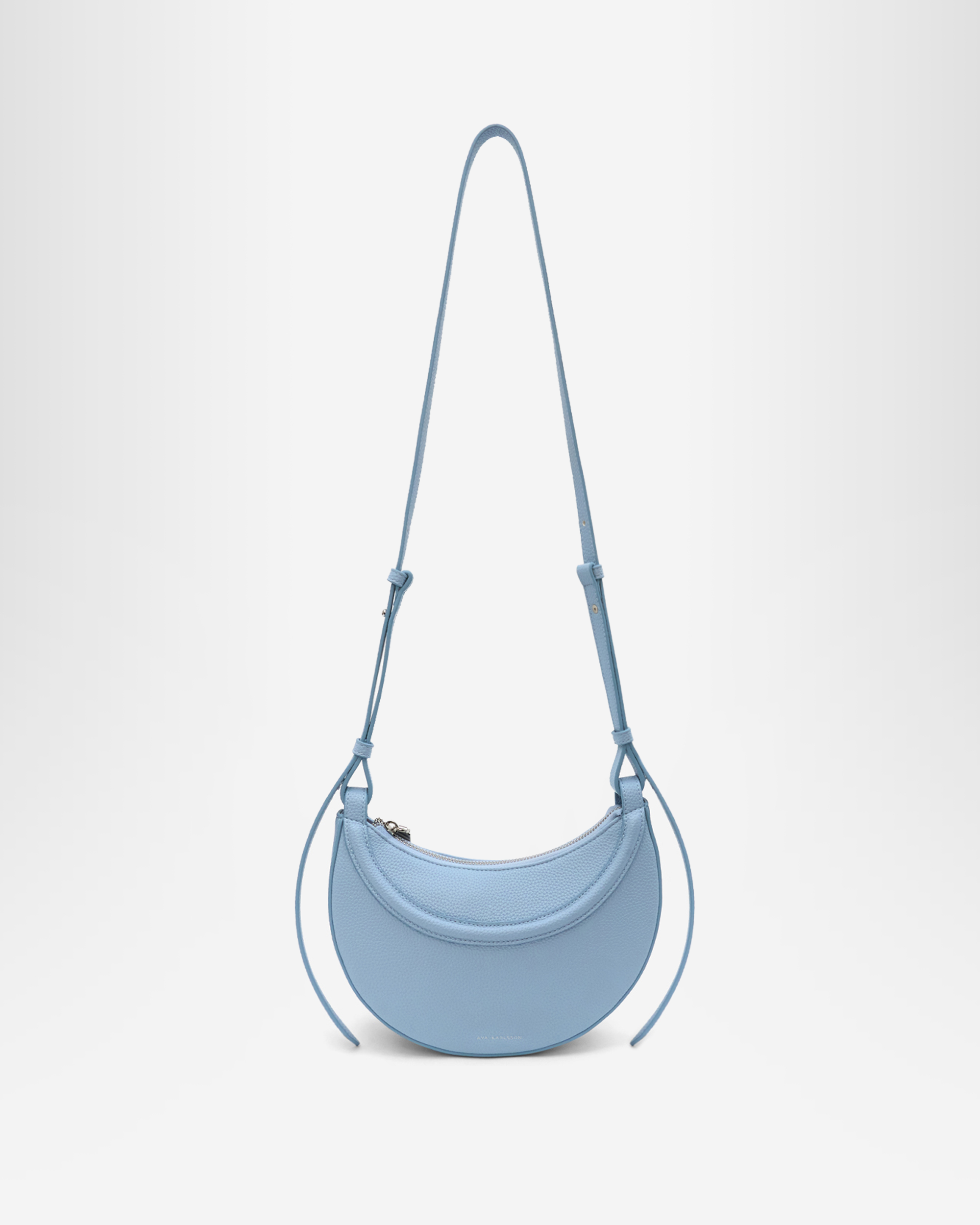 Tori Half Moon Crossbody Bag - Blue