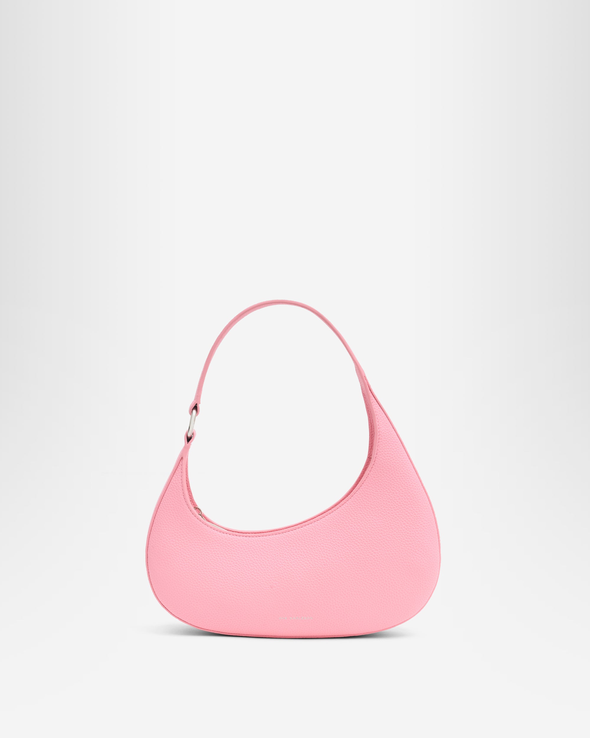 Keyla Asymmetric Curve Shoulder Bag - Pink